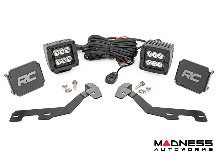 Dodge Ram 1500 Lighting Upgrade - Ditch Light Kit - Black Series LED w/ Spot Beam